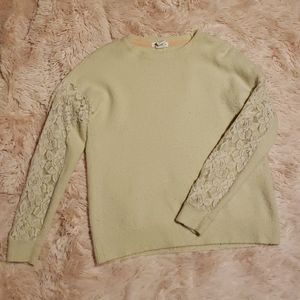 Cute cream and lace sweater (bought from rue21)